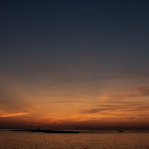 暮れ残る日本海-１