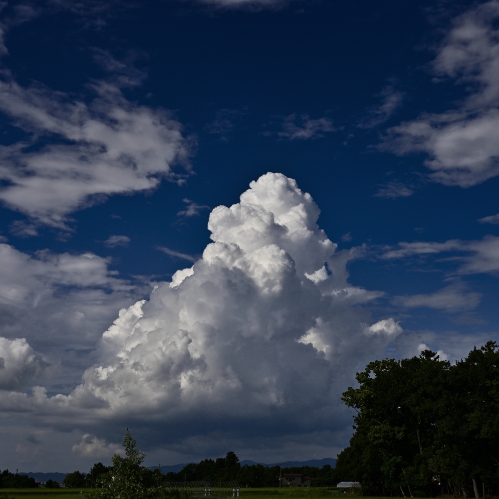 積乱雲、力強く